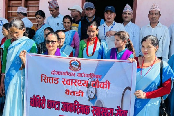 बैतडीको सित्तड स्वास्थ्यचौकीमा अब चौबिसै घण्टा स्वास्थ्य सेवा 